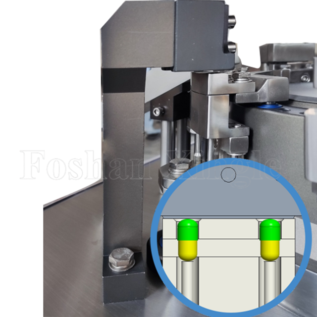 Máquina de llenado de cápsulas automática farmacéutica de acero inoxidable 00#