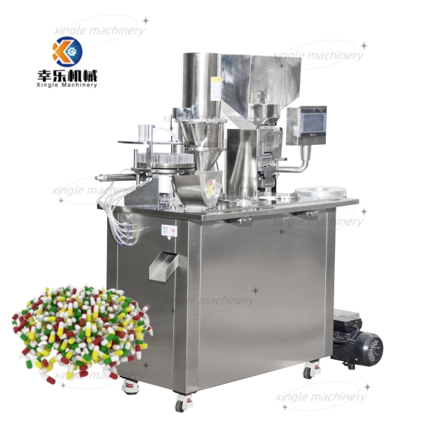 Máquina llenadora de cápsulas semiautomática de alta precisión 1# para uso médico