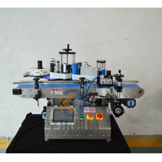 Máquina etiquetadora de escritorio inteligente para botellas de plástico