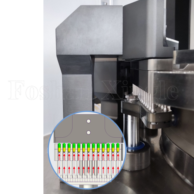 Máquina automática de llenado de cápsulas de polvo herbario de alto rendimiento para uso médico