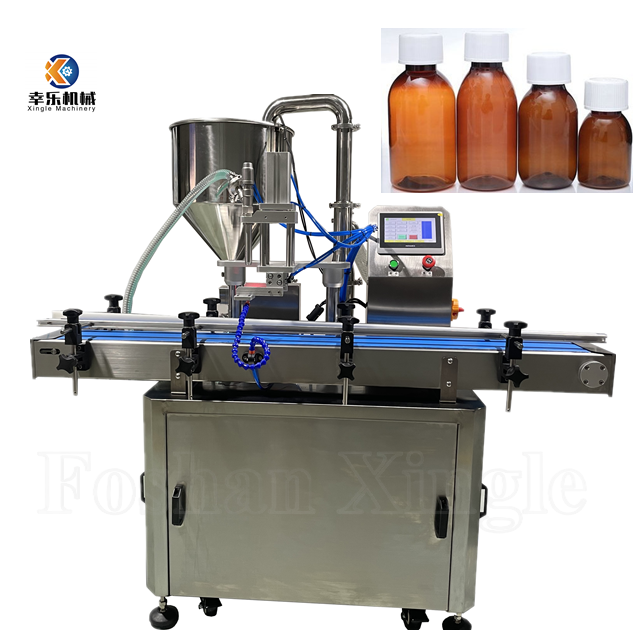 M&aacute;quina llenadora de bomba de engranaje servo de cabezal &uacute;nico de alta velocidad