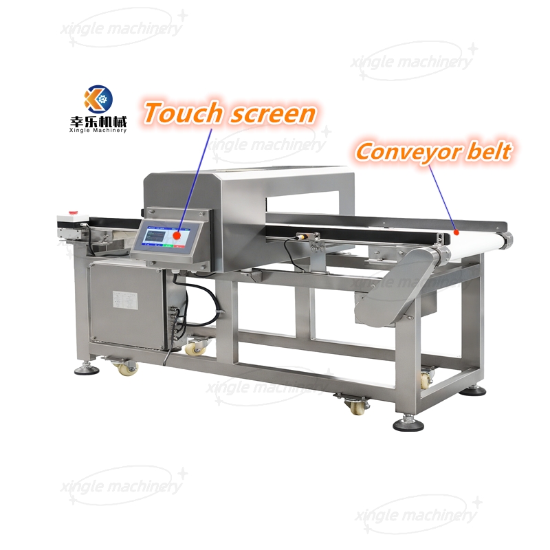 Máquina industrial completamente automática con detector de metales para línea de envasado