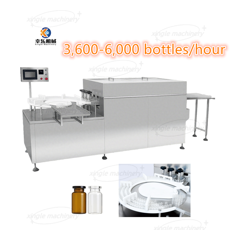 Lavadora de botellas ultrasónica automática tipo barrena industrial