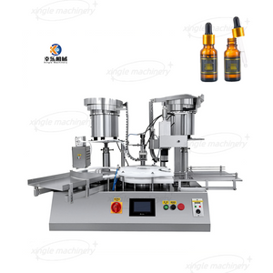 Máquina taponadora y llenadora de botellas de aceite esencial automática de escritorio