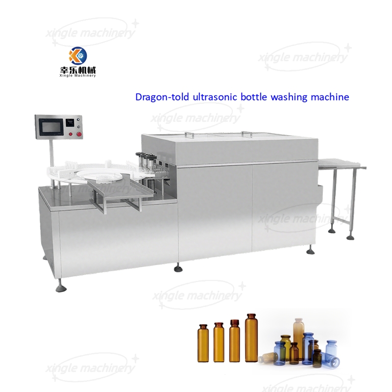 Lavadora de botellas ultrasónica automática tipo barrena industrial