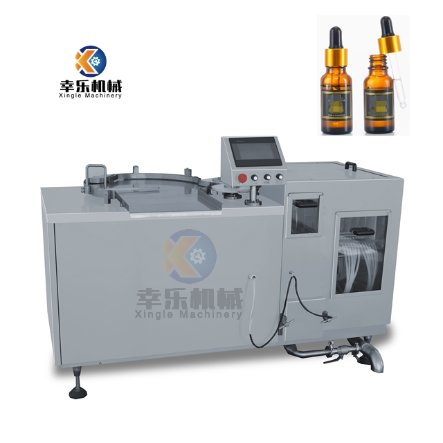 Lavadora ultrasónica automática de botellas de vidrio pequeñas