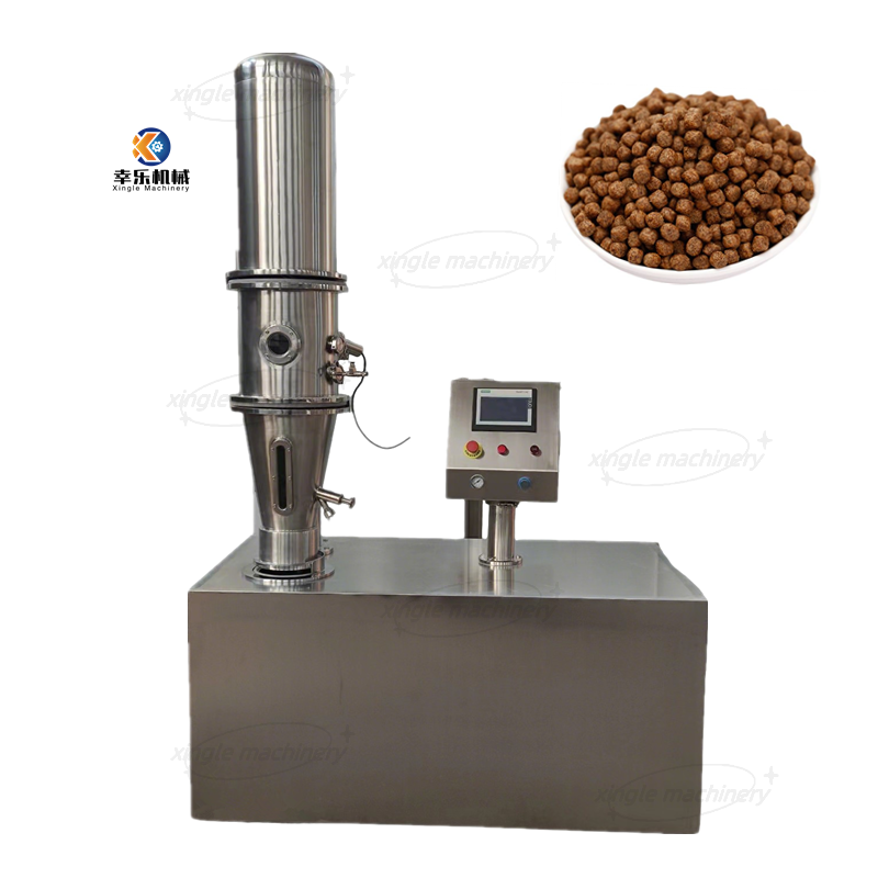 Máquina granuladora de ebullición de secado en lecho fluidizado de alimentos y productos farmacéuticos