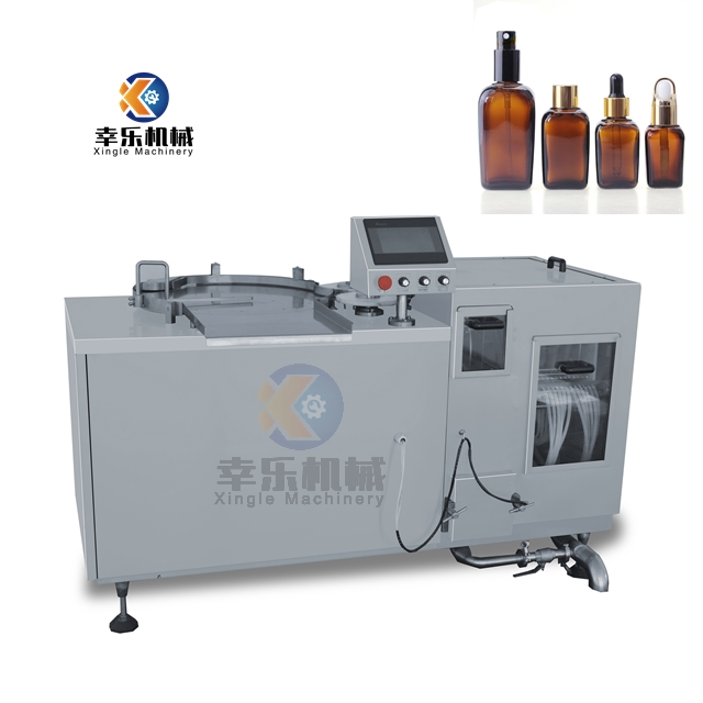 Lavadora ultrasónica automática de botellas de vidrio pequeñas