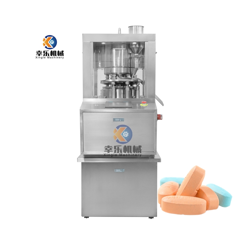Prensa rotatoria de tabletas de acero inoxidable para laboratorio farmacéutico
