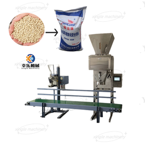 Empaquetadora automática de bolsas de gránulos de alimentación con pesaje