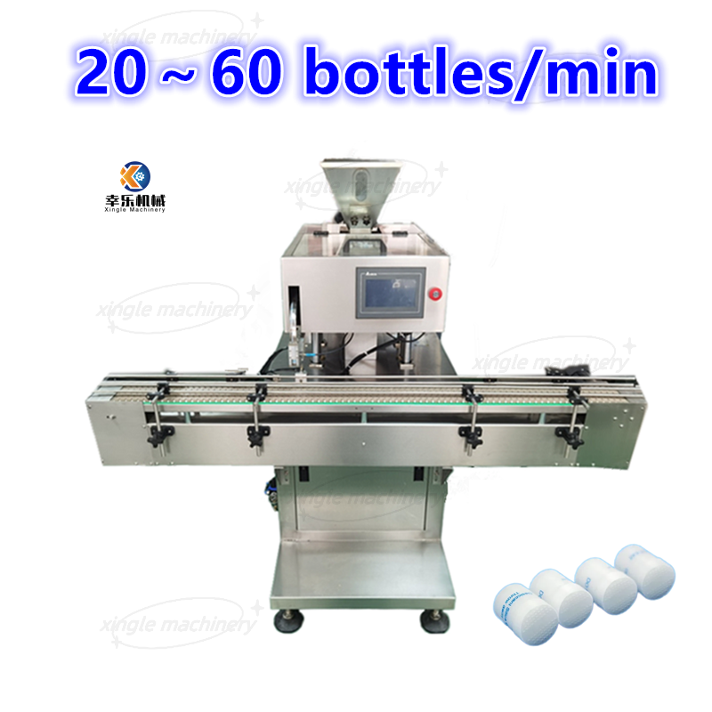 Máquina insertadora desecante columnar automática para alimentos