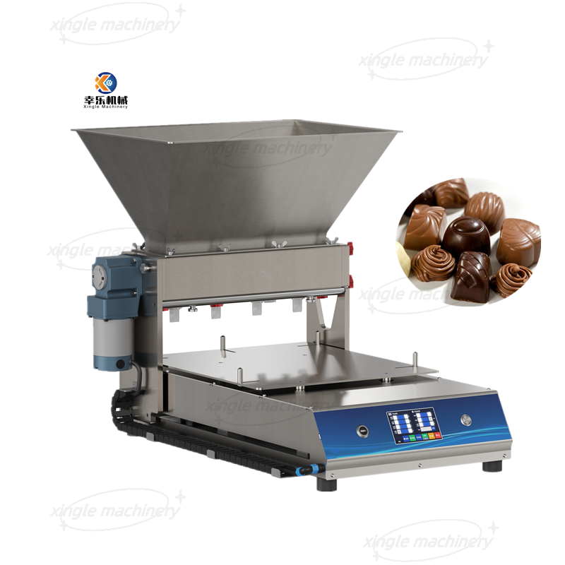 Pequeña máquina automática de llenado de magdalenas de chocolate de mesa