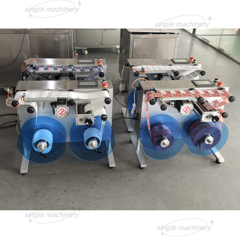 Máquina rebobinadora automática de etiquetas, rebobinadora de rollos eléctrica de mesa