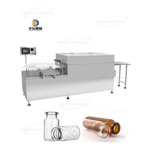 Lavadora de botellas ultrasónica automática tipo barrena industrial