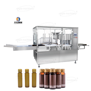 Máquina automática de llenado y sellado de viales de líquidos farmacéuticos