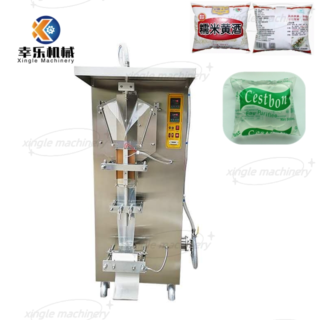 Máquina envasadora de líquidos automática con bolsa de agua y leche pequeña