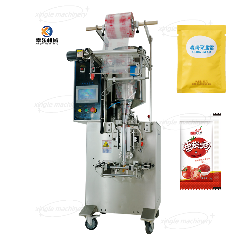 Empaquetadora automática vertical de salsa líquida en bolsa de bolsita