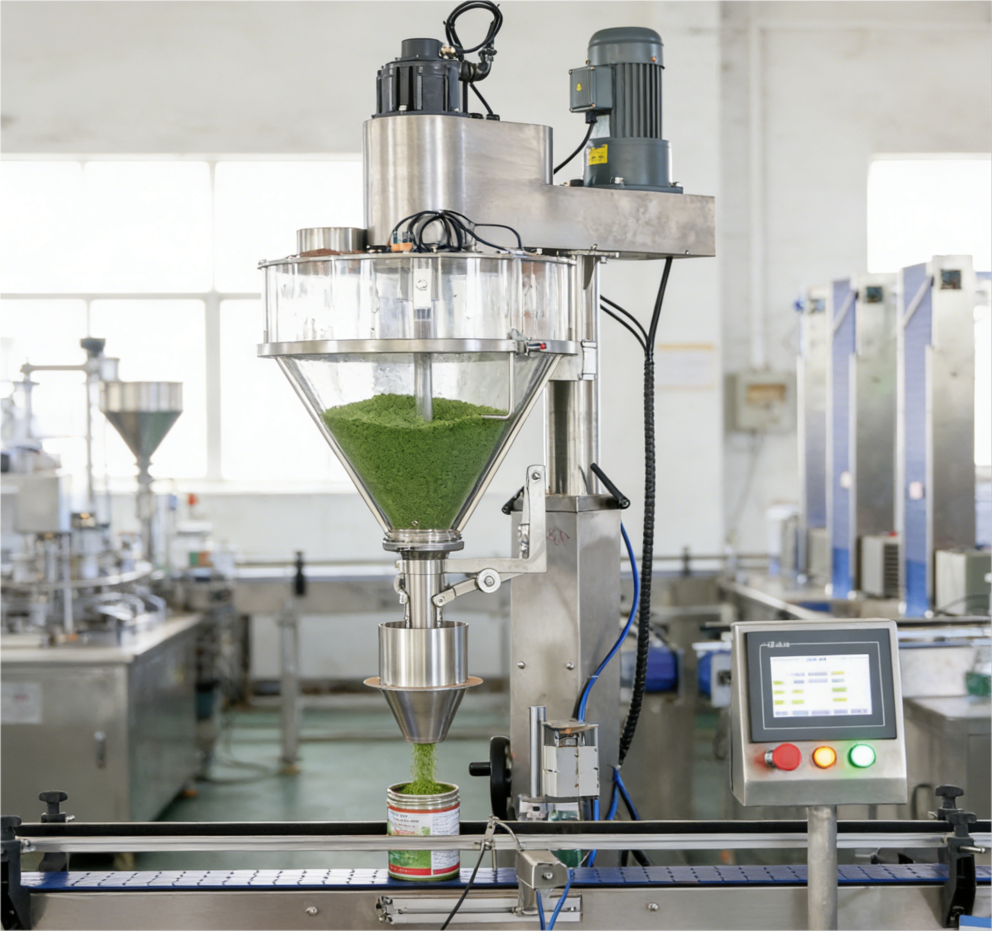 m&aacute;quina de llenado de polvo