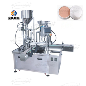 Máquina llenadora y taponadora de pasta de botellas pequeñas completamente automática