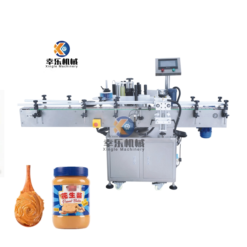 Máquina etiquetadora de etiquetas adhesivas de posicionamiento completamente automático para botellas redondas