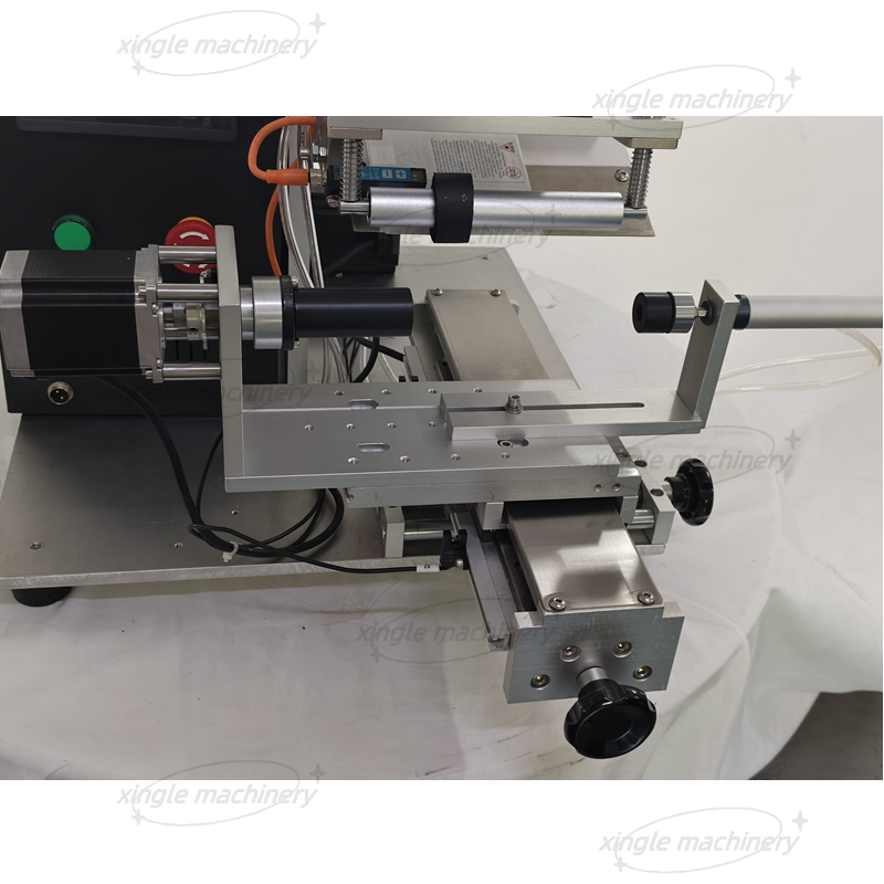 Máquina etiquetadora multifuncional semiautomática con adhesivo PLC