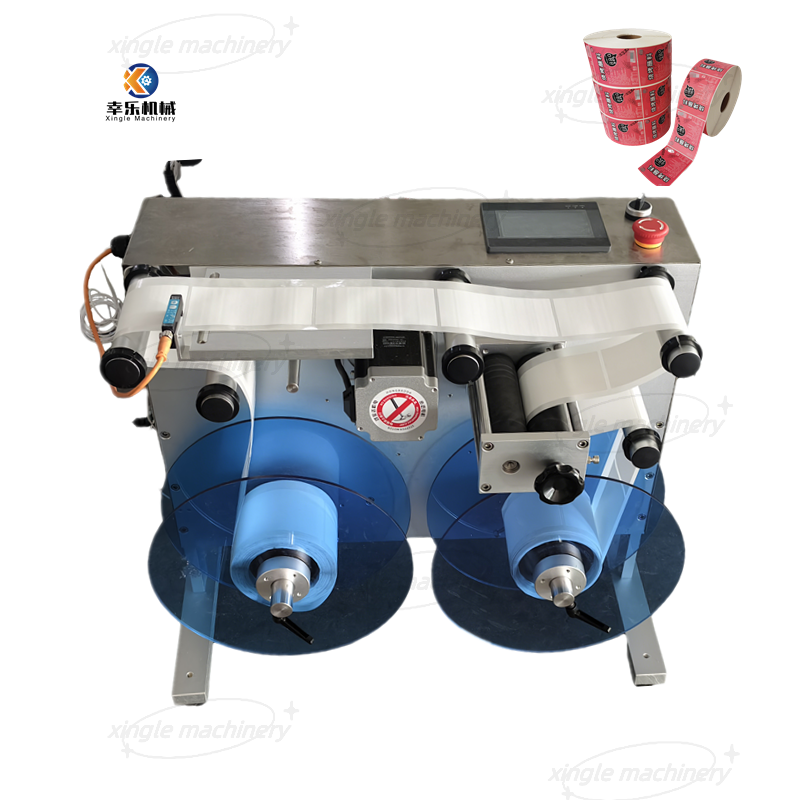 Máquina rebobinadora automática de etiquetas, rebobinadora de rollos eléctrica de mesa