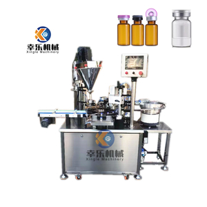 Máquina automática de llenado y taponado de viales de polvo farmacéutico