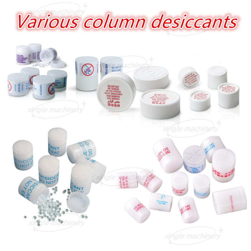 Máquina insertadora desecante columnar automática para alimentos