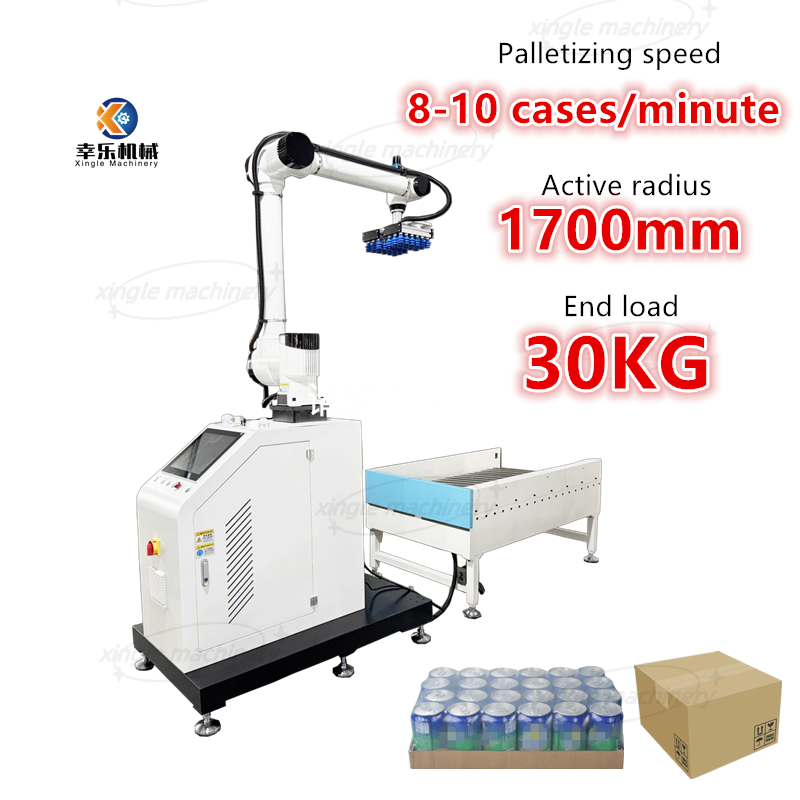 Paletizador colaborativo portátil automático del robot del cartón de la caja del bolso