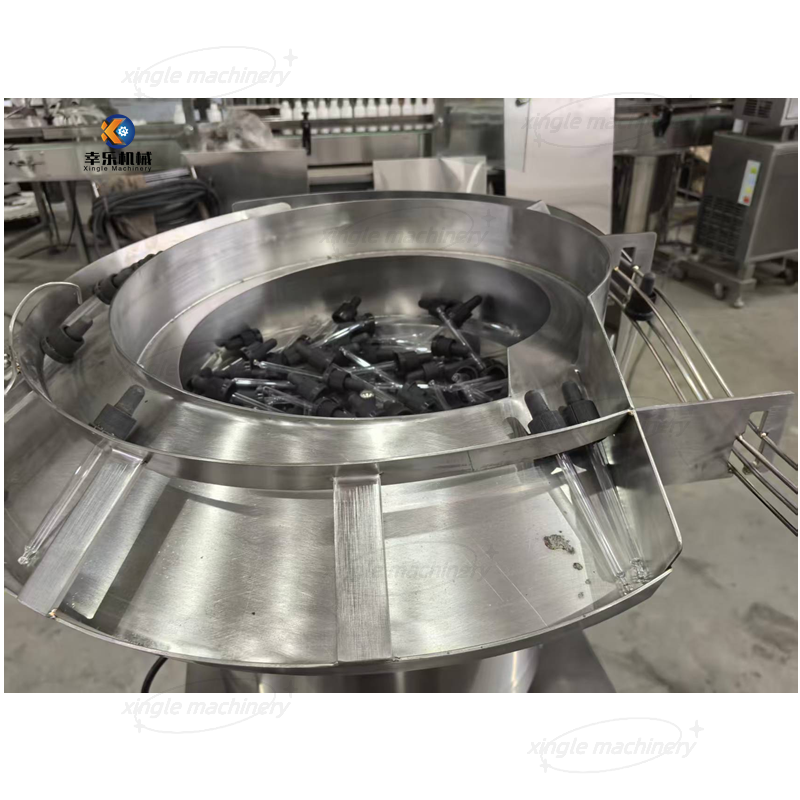 Máquina taponadora de tapón superior de llenado de viales líquidos lineales de 10-100 ml