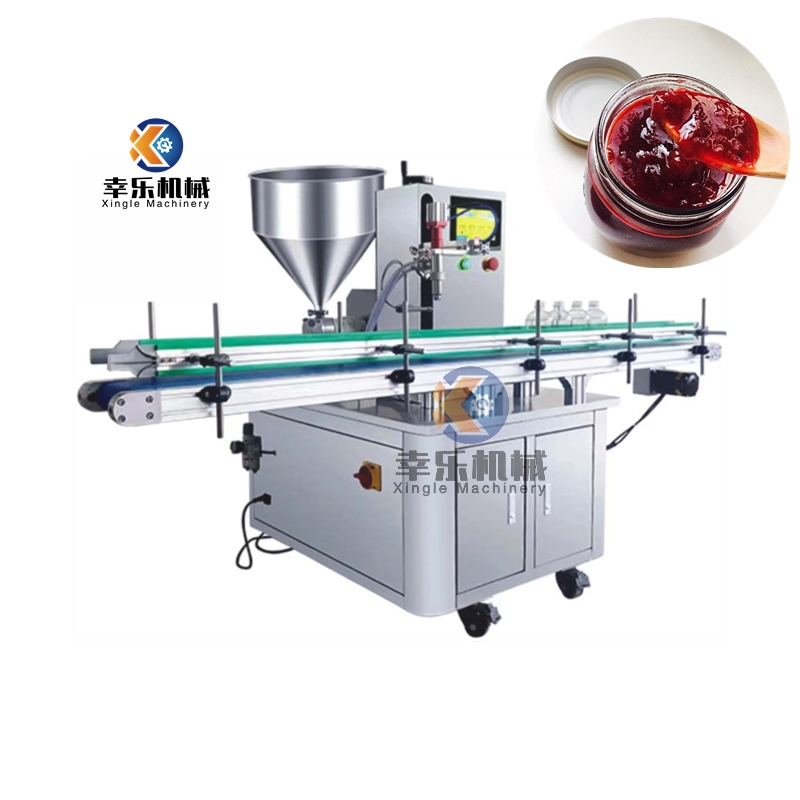 Máquina de llenado de bomba de rotor completamente automática de pasta de tomate de un solo cabezal