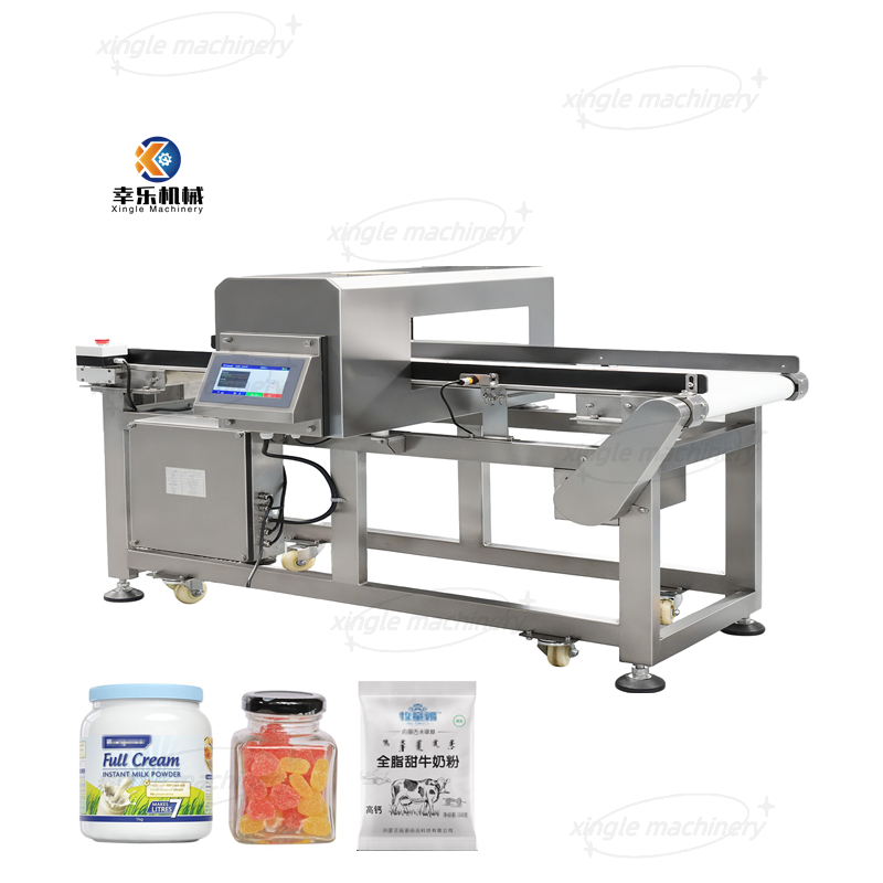 Máquina industrial completamente automática con detector de metales para línea de envasado