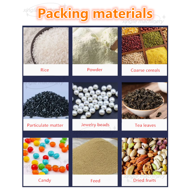 Empaquetadora automática de bolsas de gránulos de alimentación con pesaje