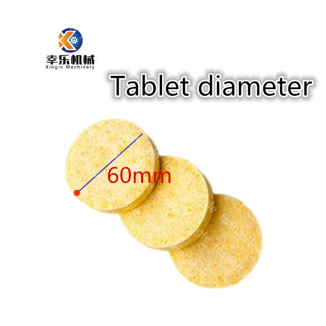 Prensa eléctrica para tabletas con punzón único y píldora grande de acero inoxidable
