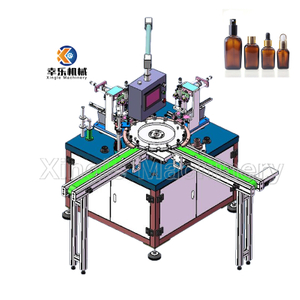 Máquina automática de llenado y taponado de viales de perfume líquido