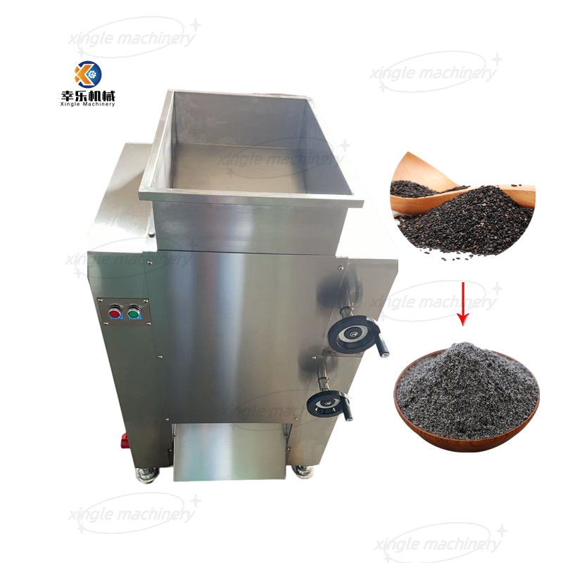 Máquina trituradora de almendras, nueces, especias y maní, material aceitoso automático