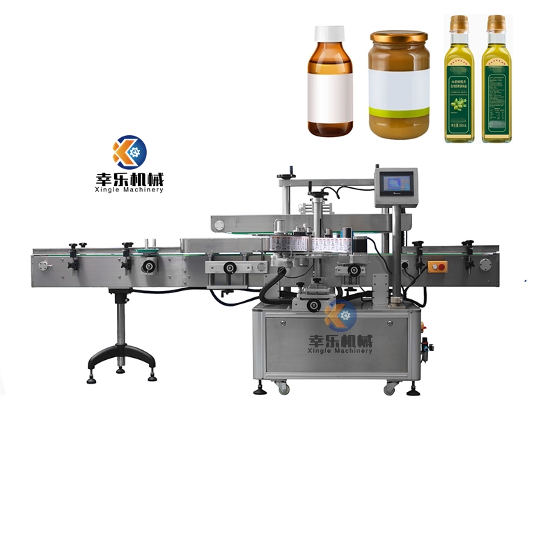 Máquina automática de etiquetado de etiquetas adhesivas de doble cara para botellas