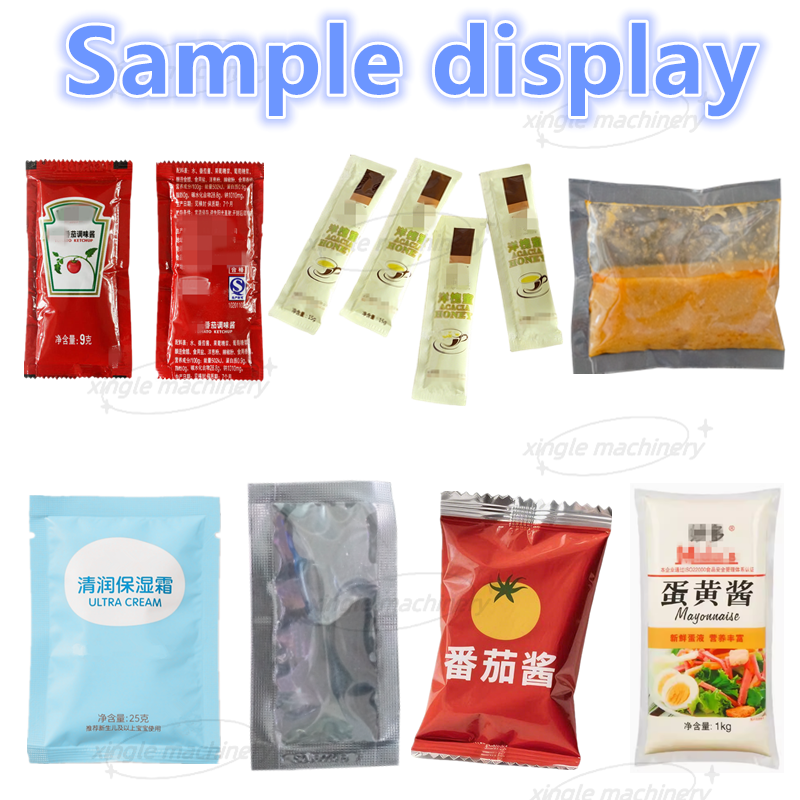 Empaquetadora automática vertical de salsa líquida en bolsa de bolsita