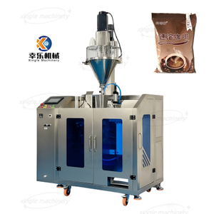 Máquina automática de embalaje y llenado de alimentación de bolsas de polvo seco para alimentos y café